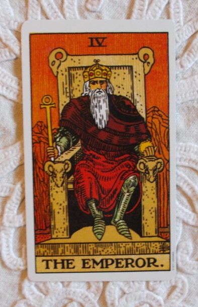 Original Rider Waite Tarot deck - The Emperor Tarot Card